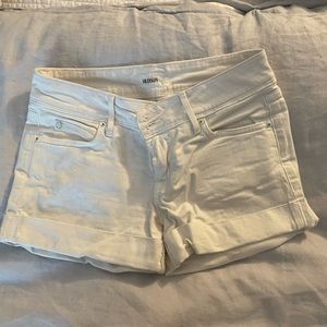 White Hudson shorts size 25